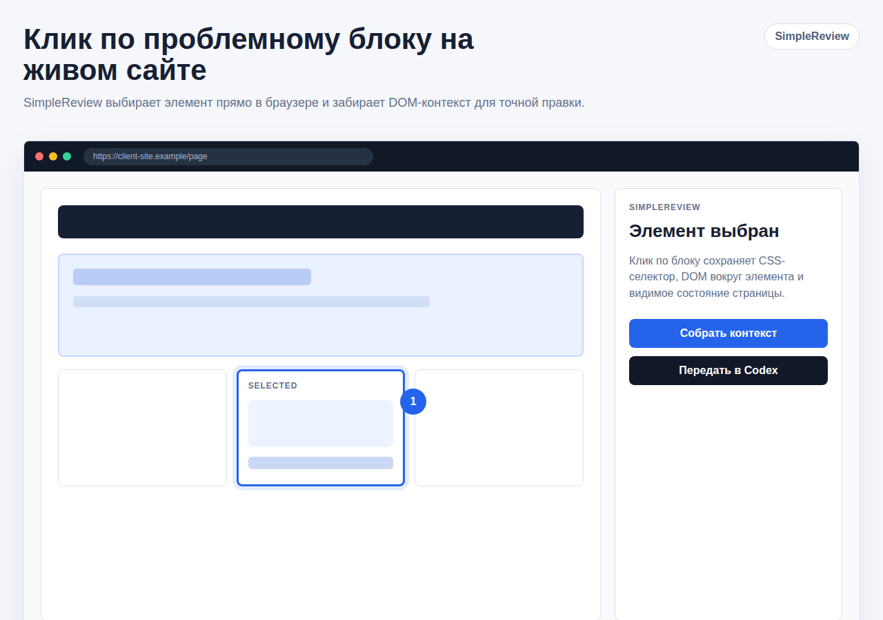 SimpleReview — Chrome-расширение для автоматического исправления ошибок сайта