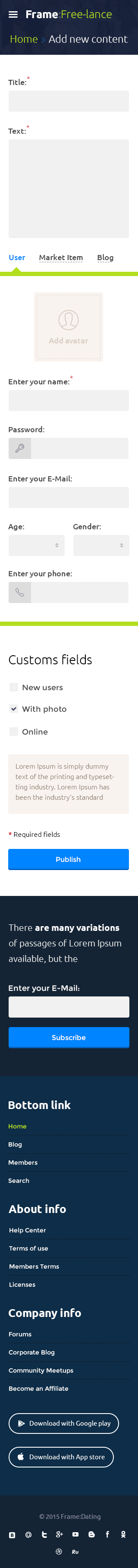 33 mobile add content