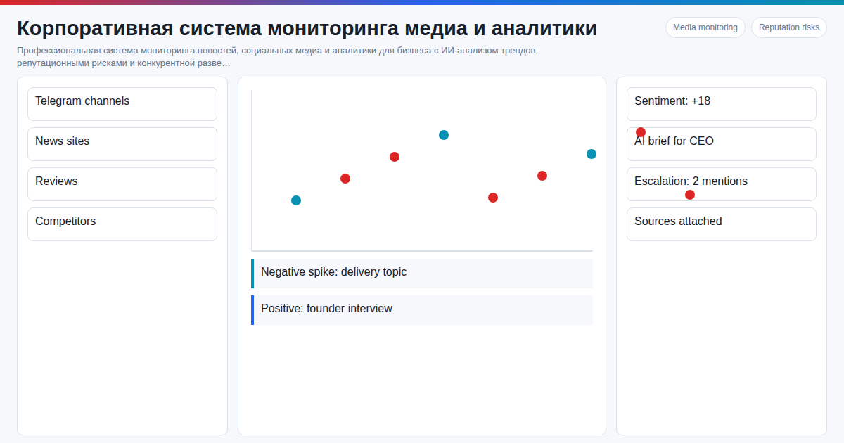 Мониторинг логистических новостей - автоматический анализ транспортных изменений